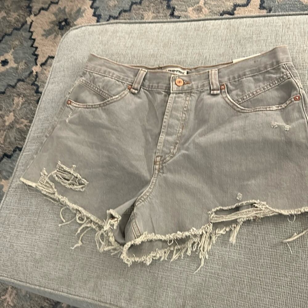 NWT Free People Now or Never distressed Denim Short, 31 - Picture 6 of 16